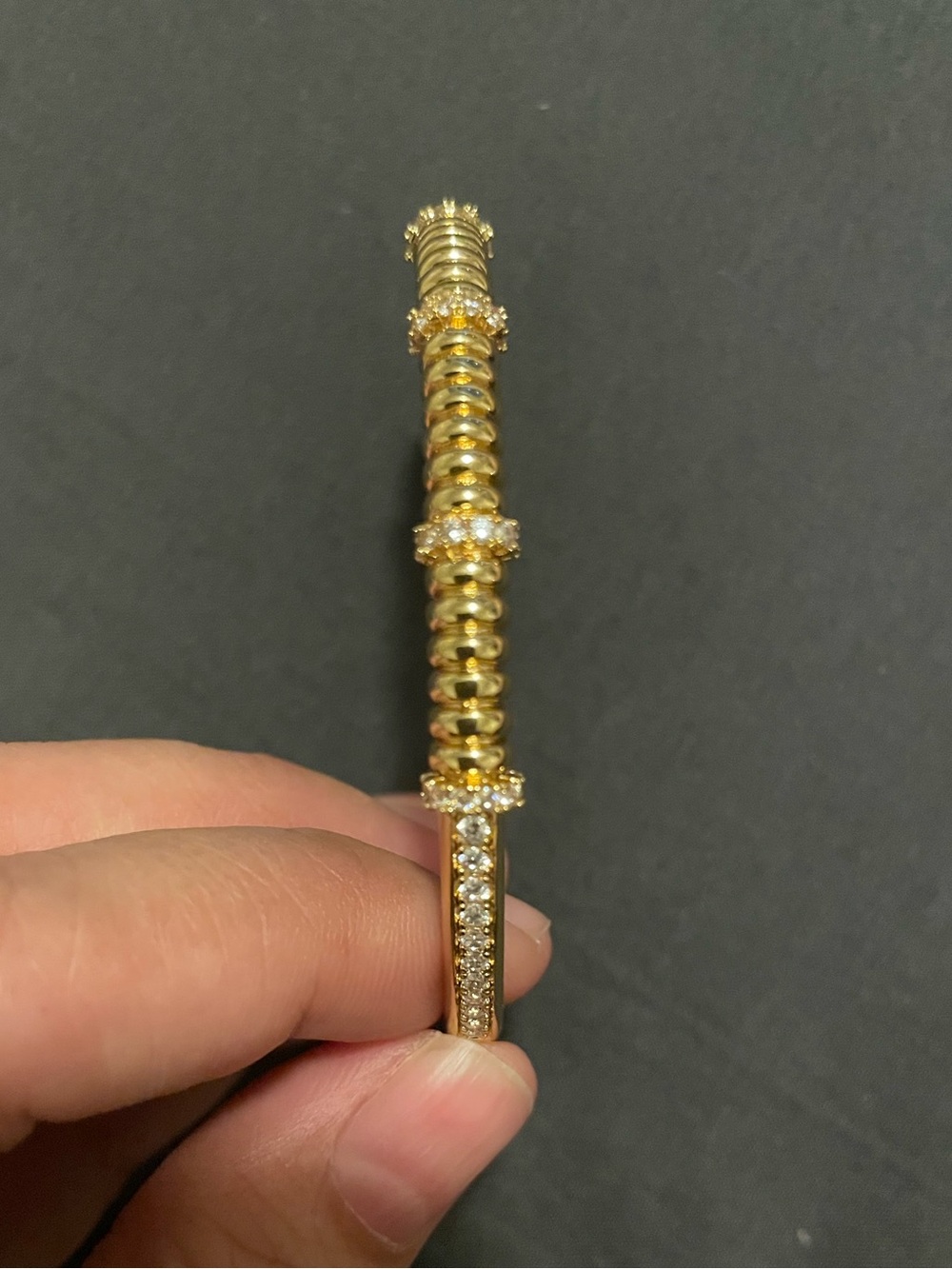 New - 14k gold plated bangle